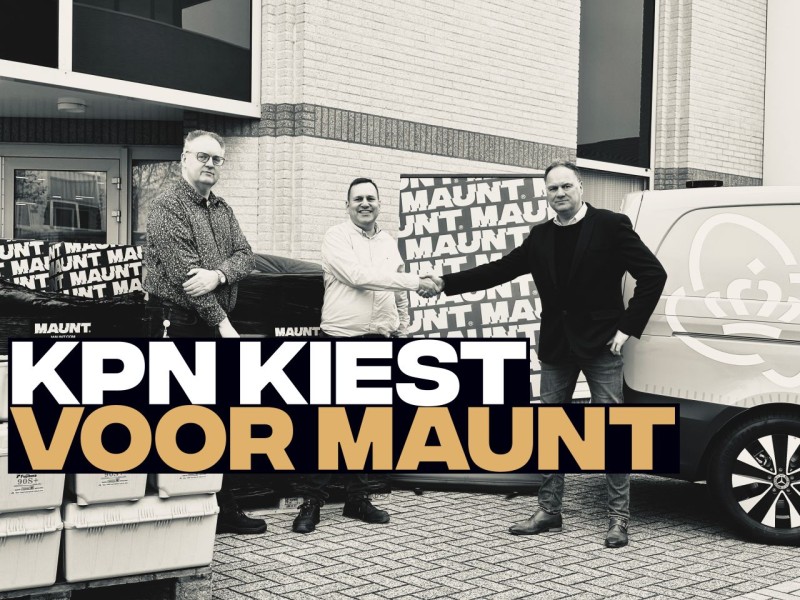 KPN selecteert Maunt als leverancier van glasvezelapparatuur en gereedschappen