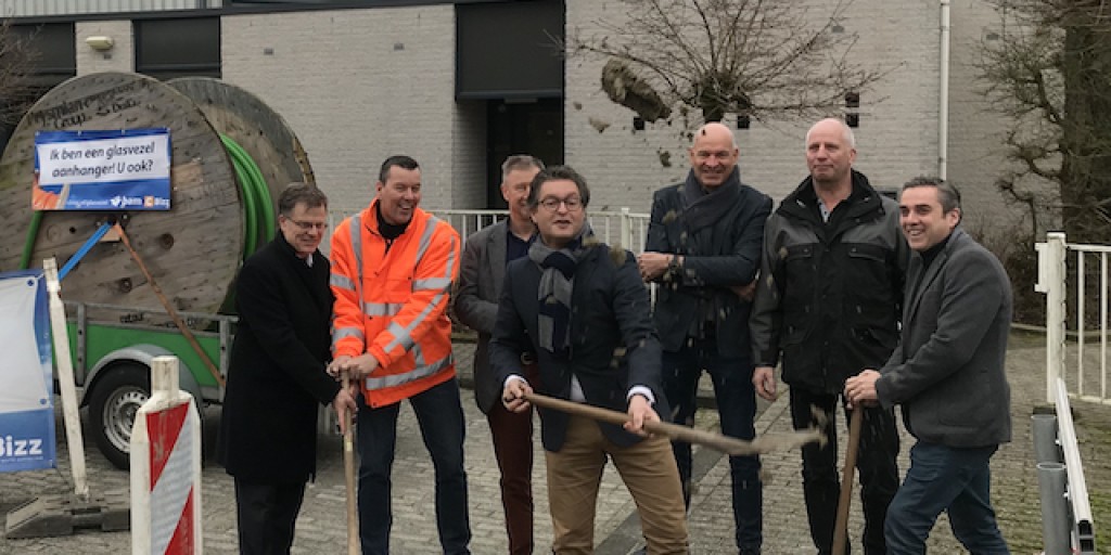 CBizz start aanleg glasvezel op bedrijventerrein Korenweide in Oud Gastel