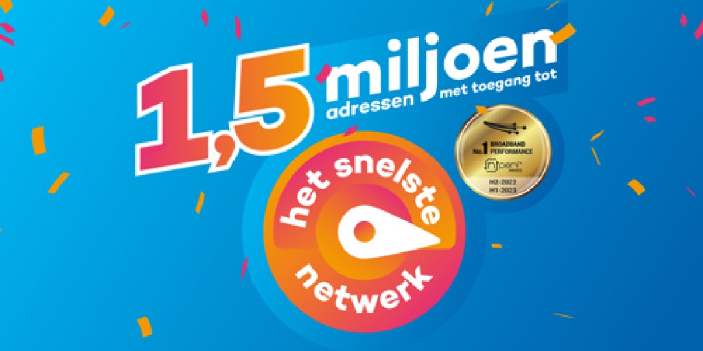 DELTA Fiber bereikt mijlpaal van 1,5 miljoen huishoudens