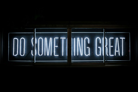 Photo by <a href="https://unsplash.com/@clarktibbs?utm_content=creditCopyText&utm_medium=referral&utm_source=unsplash">Clark Tibbs</a> on <a href="https://unsplash.com/photos/do-something-great-neon-sign-oqStl2L5oxI?utm_content=creditCopyText&utm_medium=referral&utm_source=unsplash">Unsplash</a>   