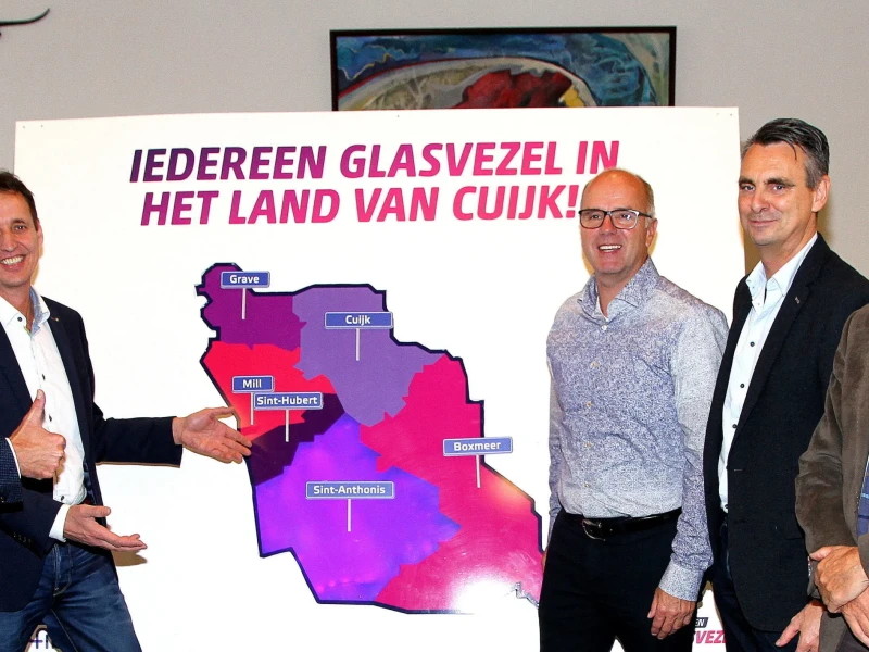 Gigabit glasvezel in Land van Cuijk