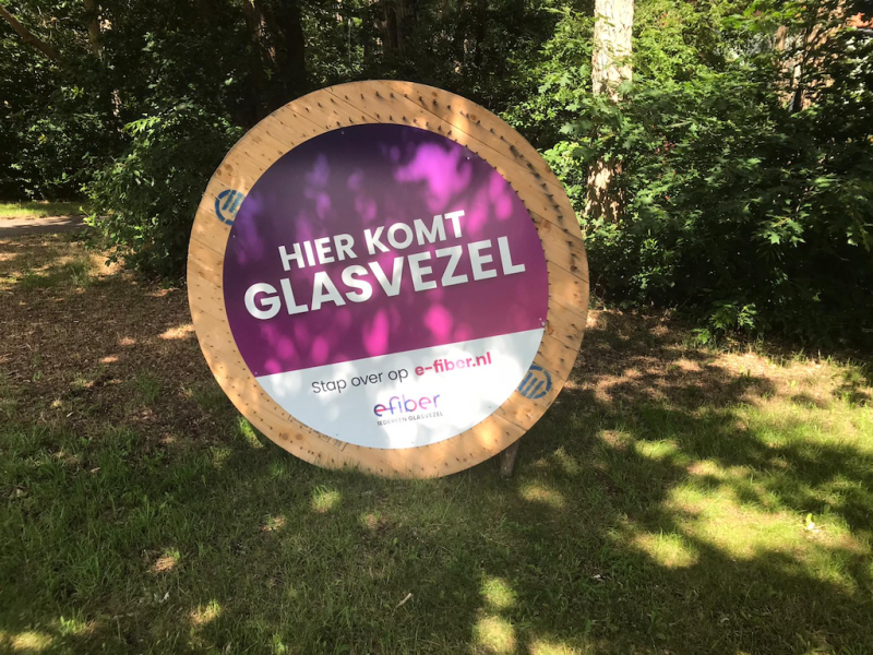 E-Fiber rolt glasvezel uit in Geffen, Nuland, Vinkel en Kruisstraat