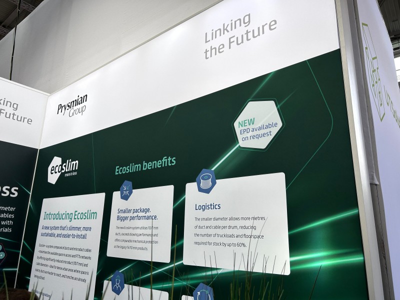 Prysmian announces global launch of sustainable Ecoslim system