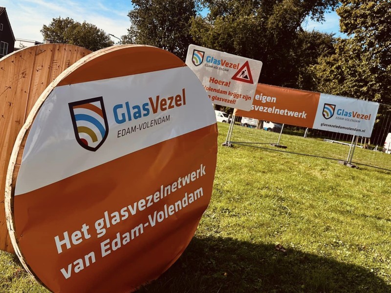 Aanleg GlasVezel Edam-Volendam van start