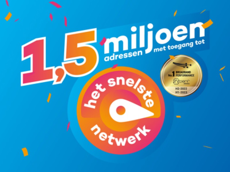 DELTA Fiber bereikt mijlpaal van 1,5 miljoen huishoudens