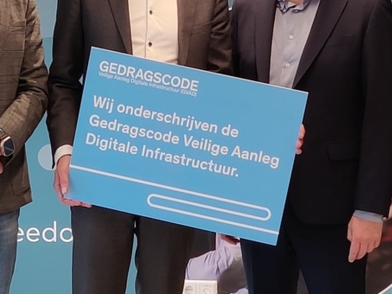 Eurofiber tekent Gedragscode Veilige Aanleg Digitale Infrastructuur