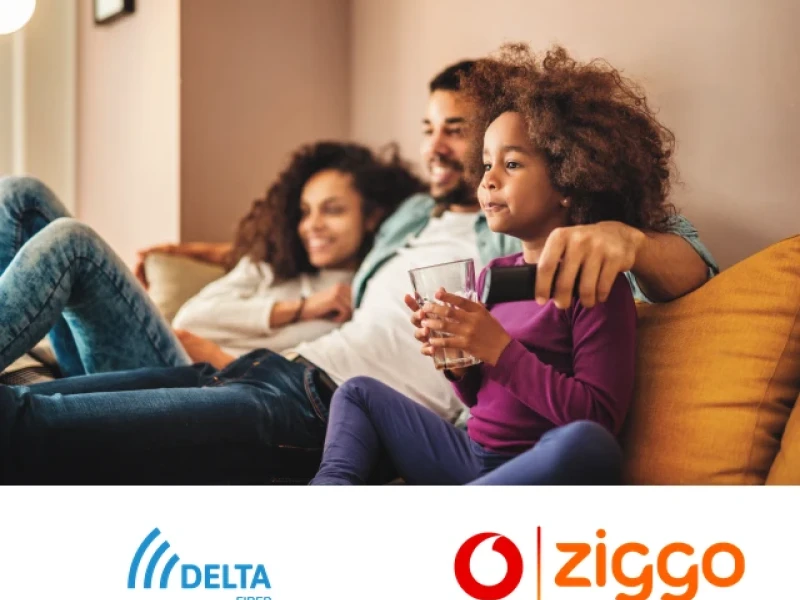 Ziggo vanaf 20 augustus beschikbaar via netwerk DELTA Fiber