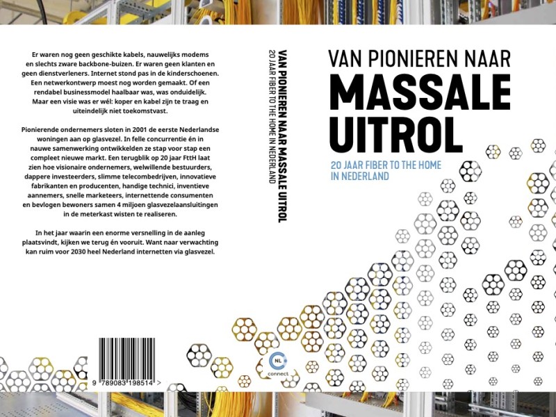 Cover boek 20 jaar FttH In Nederland